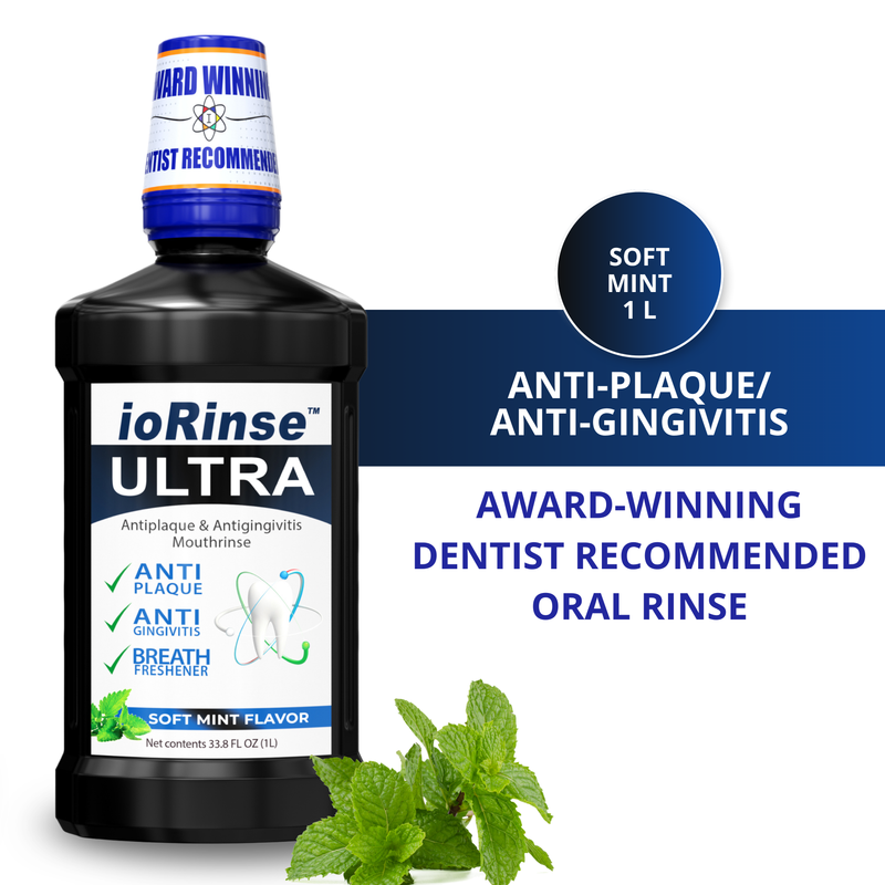 ioRinse Ultra 1升分子碘口腔护理液